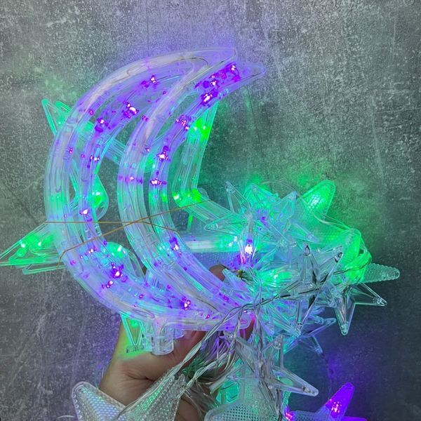 Гирлянда "Звездное небо", 195 LED, разноцветная, 3,2 м от электросети 9133-035 фото