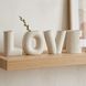 Набір з 4 ваз "Love", молочний, 15 см 9306-013 фото 1
