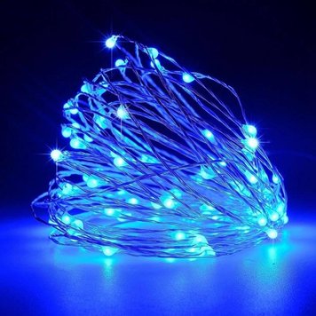 Гирлянда "Роса" 100 LED, белая, 10 м 9133-011 фото