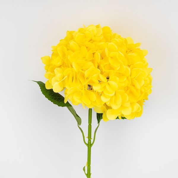 Штучна гортензія, жовта, 67 см 2026-009/yellow фото
