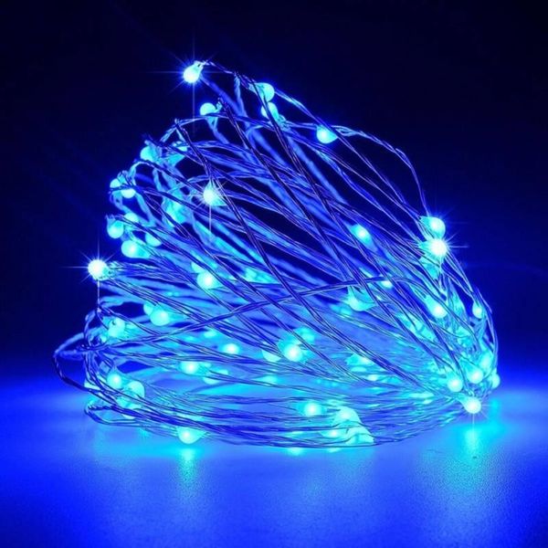 Гирлянда "Роса" 100 LED, белая, 10 м 9133-011 фото