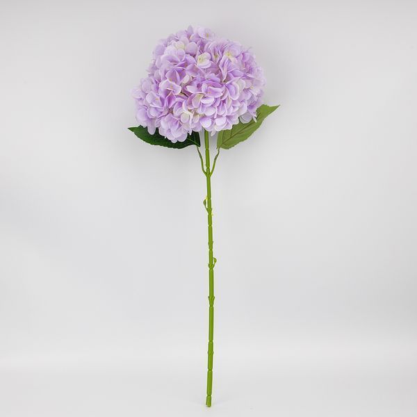 Искусственная гортензия, сиреневая, 67 см 2026-009/lavender фото