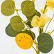 Пасхальная декоративная веточка "Желтая крашанка", 26 см 5107-021/yellow фото 5