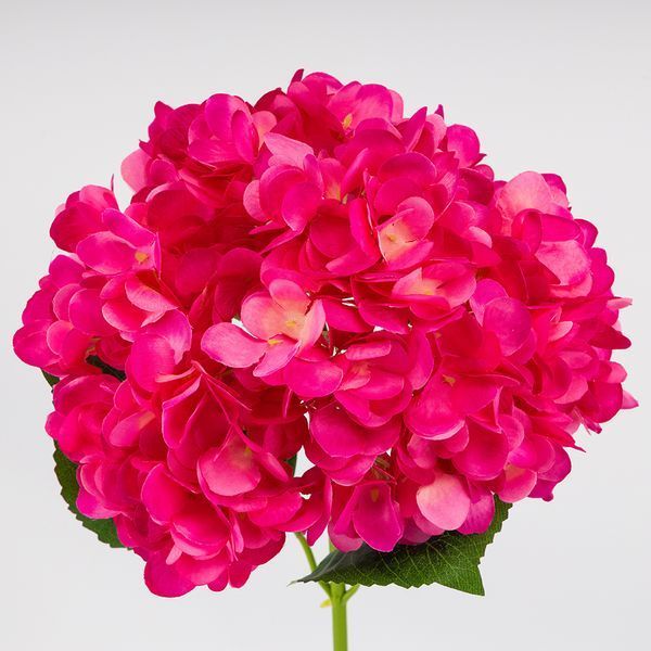 Штучна гортензія, яскраво-рожева, 67 см 2026-009/plum red фото