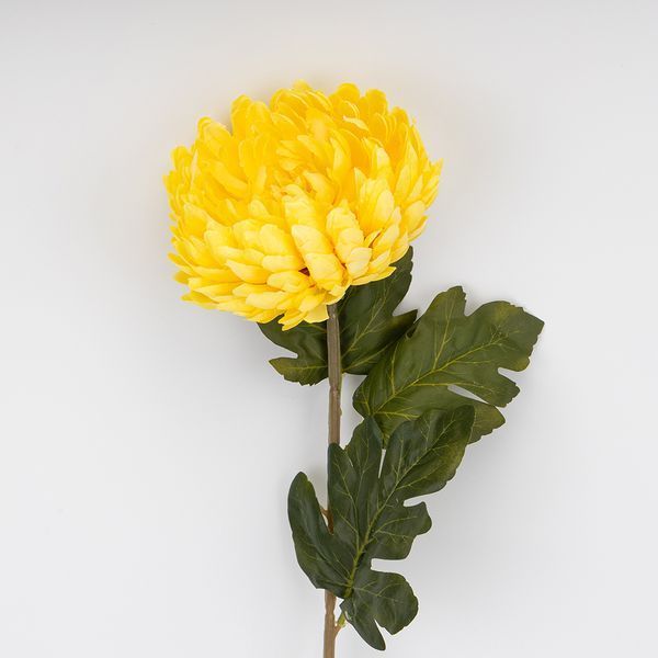 Штучна хризантема, жовта, 72 см 2026-011/yellow фото