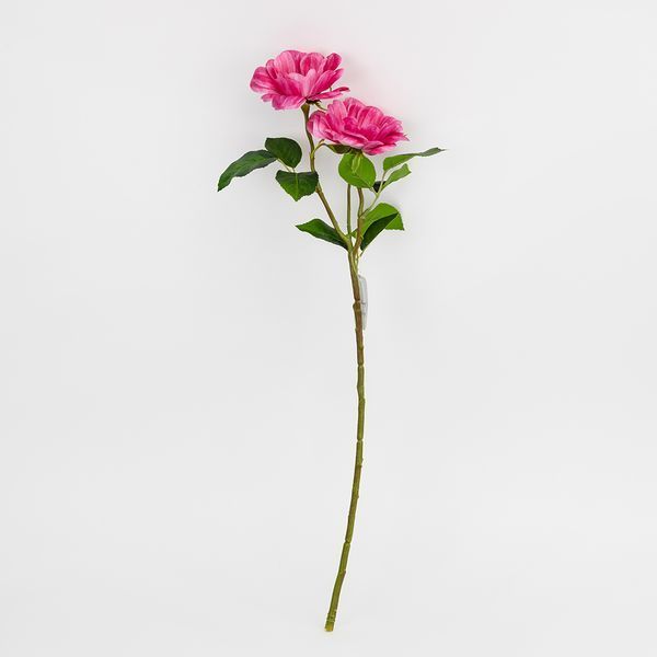 Троянда штучна, рожева, 55 см 2028-011/dk.pink фото