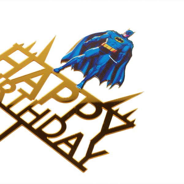 Топер в торт "Happy Birthday" *рандомний вибір дизайну 8820-005 фото