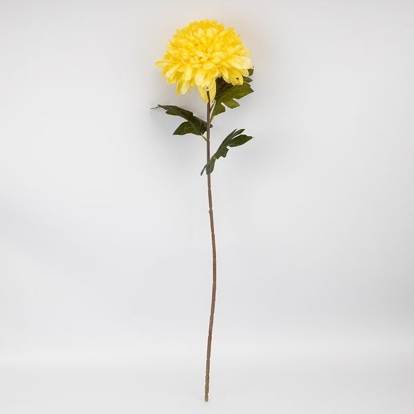 Штучна хризантема, жовта, 75 см 2026-012/yellow фото