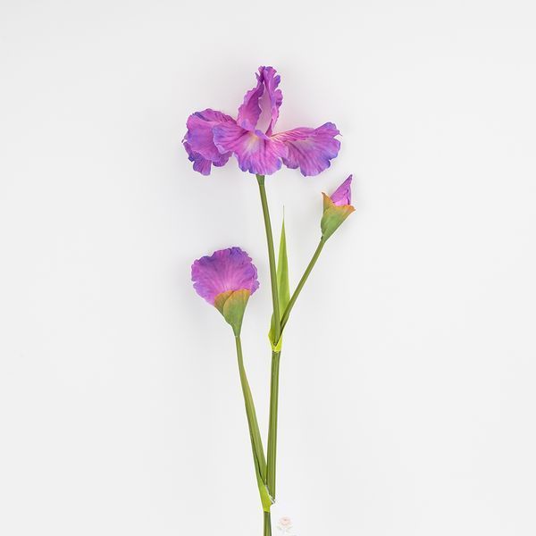 Искусственный ирис, светло-фиолетовый, 80 см 2026-030/lavender фото