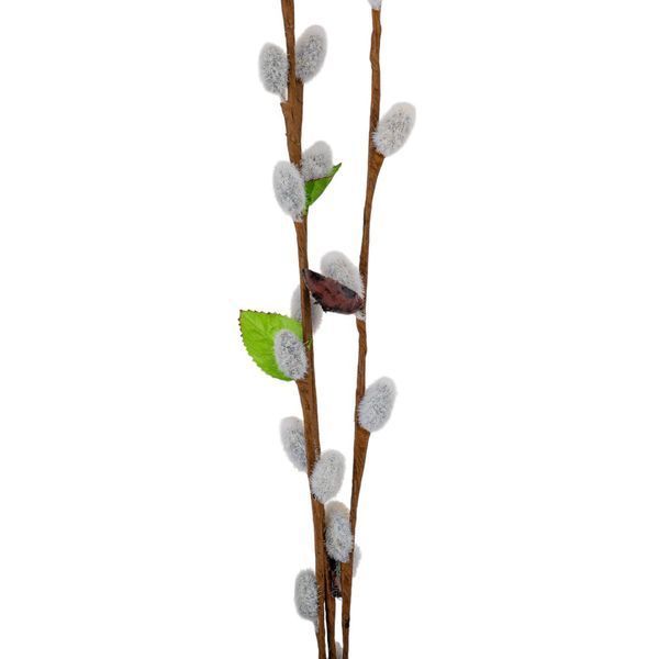Искусственная ветка ивы "Котики", 65 см 9225-001 фото