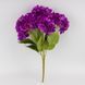Букет гортензий, 5 бутонов, фиолетовый, 48 см 2026-008/violet фото 3