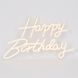 Светодиодная (LED) неоновая вывеска "Happy Birthday", от USB, оранжевая, 40*27 см 9318-005 фото 4