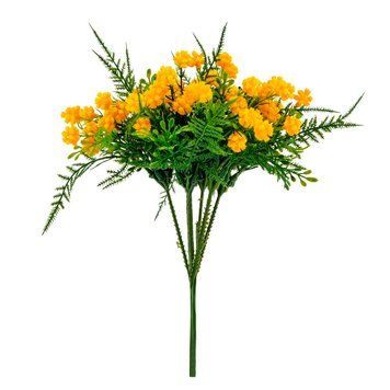 Штучний букет з 6 гілочок (23 см) 025FL/yellow фото