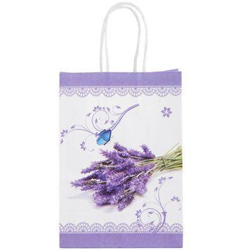 Подарунковий пакет "Lavender", 21*15*8 см 9004-007 фото