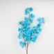 Искусственная ветка "Сакура", голубая, 100 см 2026-013/blue фото 2