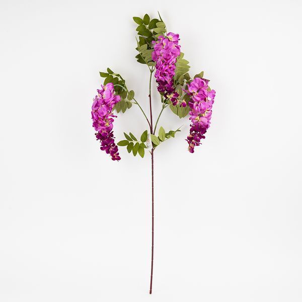 Искусственная ветка "Акация", ярко-розовая, 102 см 2026-017/lavender фото