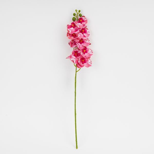 Штучна орхідея, біло-рожева, 57 см 2026-022/lt.pink фото