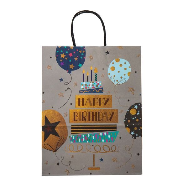 Подарунковий пакет "Happy Birthday", 18,5*25,5 см 9078-003 фото
