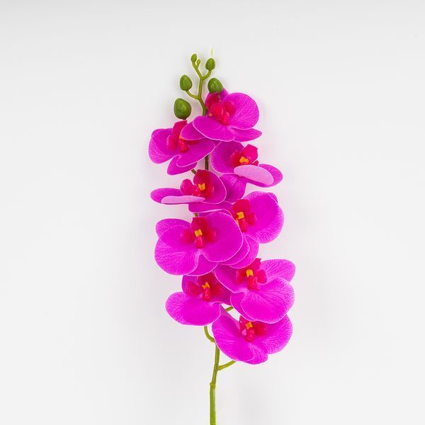 Искусственная орхидея, ярко-розовая, 57 см 2026-022/violet фото