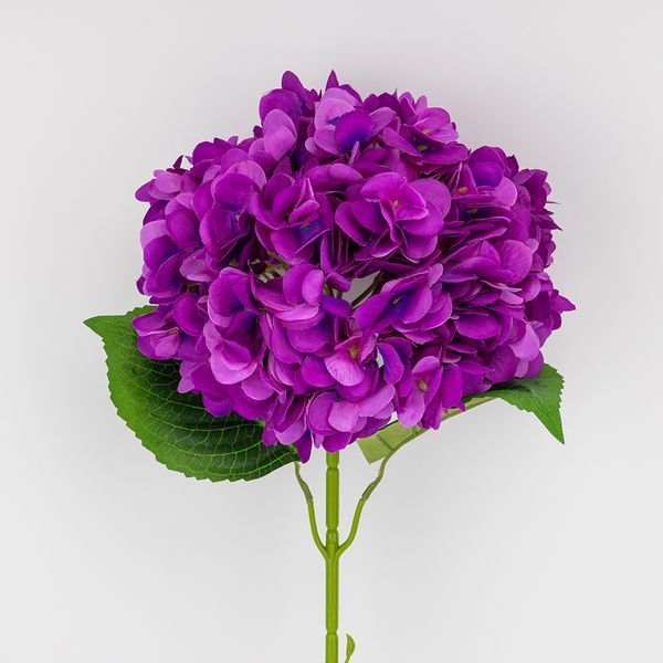 Штучна гортензія, фіолетова, 67 см 2026-009/violet фото