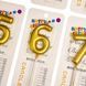 Свечи для торта "Мерцанние" от 0 до 9, золотые 8512-008 фото 3