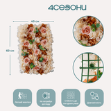 Искусственный фитомодуль из цветов "Оранжевые розы", 40*60 см 9091-004 фото