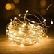 Гірлянда "Роса" 50 LED, жовта, 5 м, на батарейках 9133-006 фото 1
