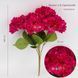 Букет гортензий, 5 бутонов, ярко-розовый, 48 см 2026-008/plum red фото 1