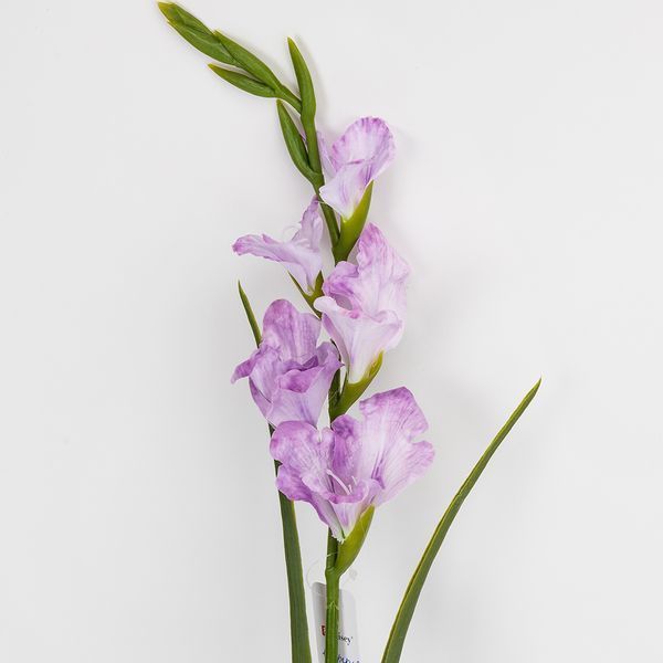 Гладіолус штучний, ліловий, 80 см 2028-027/It.purple фото
